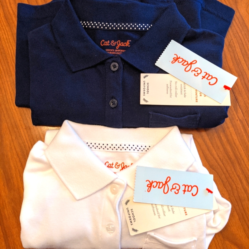 Cat & Jack Uniform Dress and Shirt